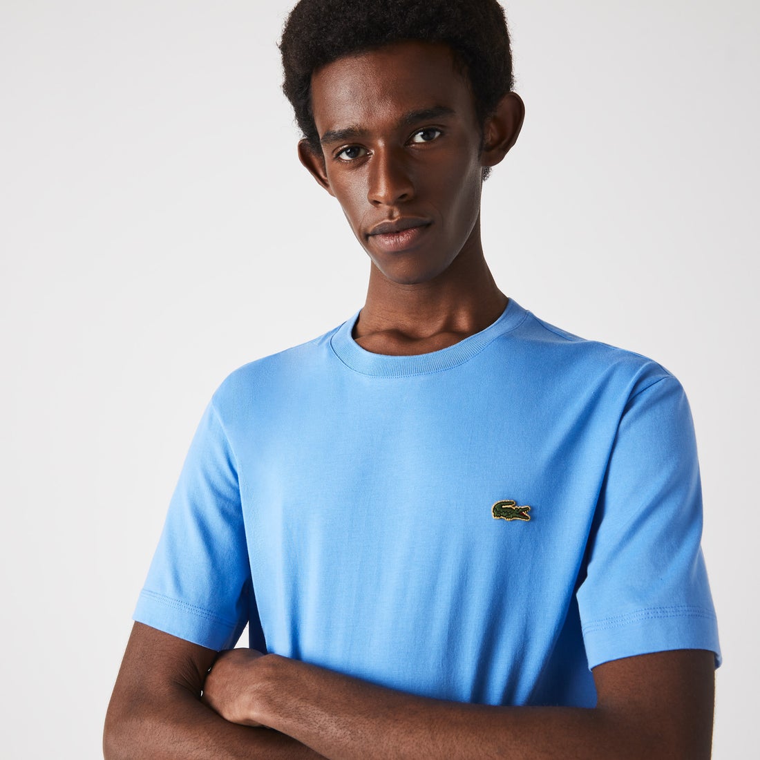 ラコステ LACOSTE ゴールドステッチクロックエンブレムTシャツ 