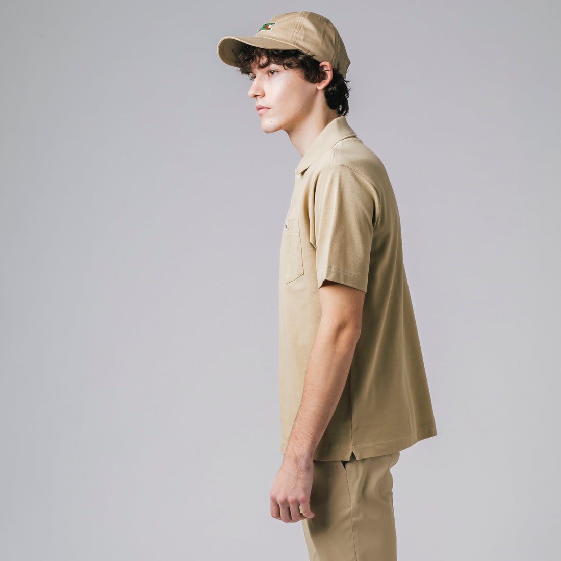 ラコステ LACOSTE 80sリバイバルポケットポロシャツ （ネイビー 