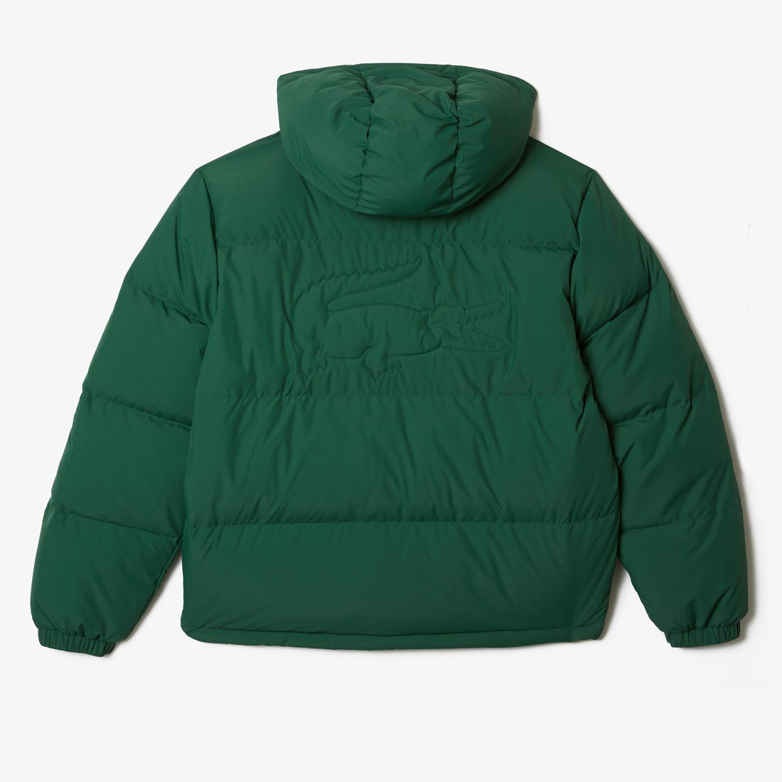 ラコステ LACOSTE バックステッチショートダウンジャケット （グリーン