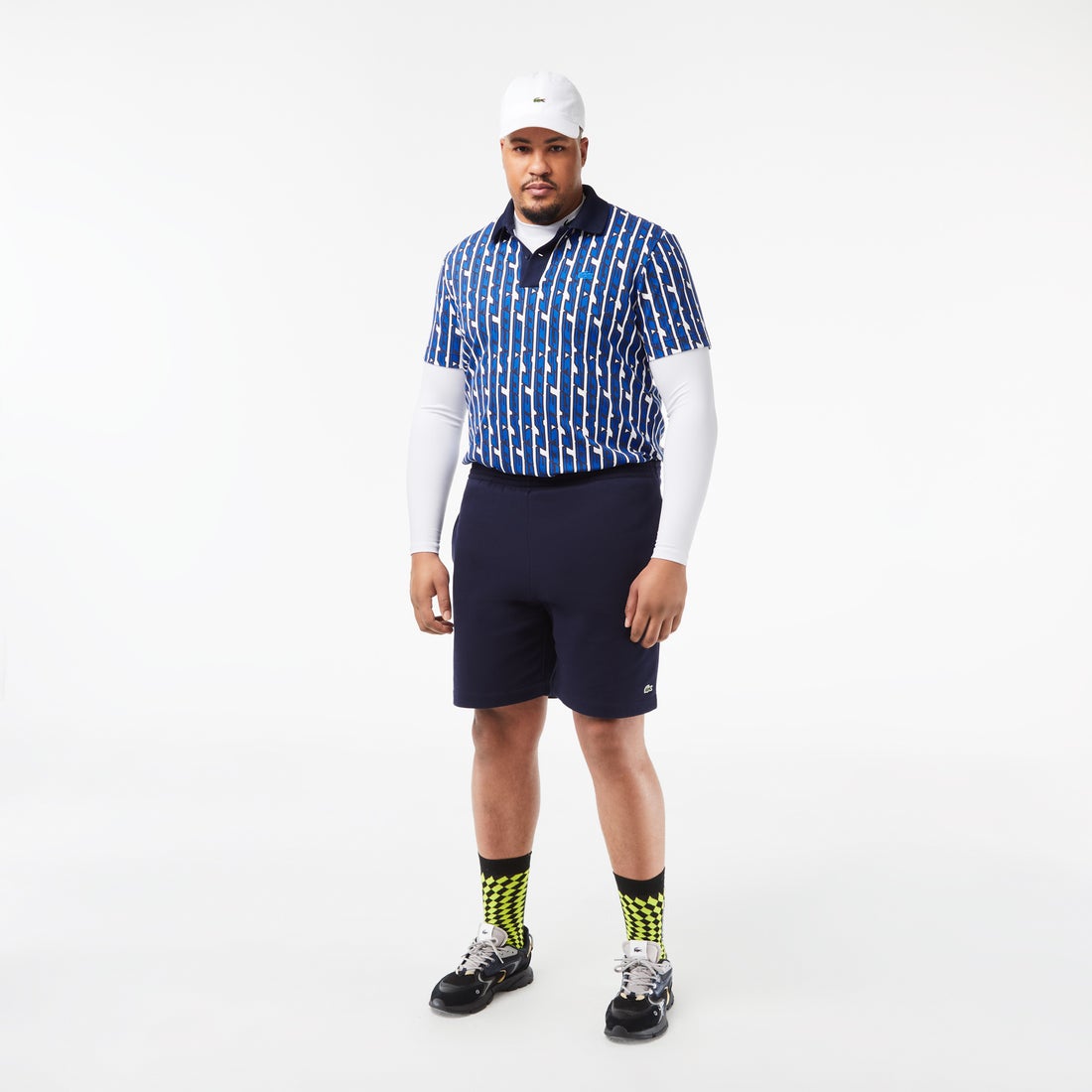 ラコステ LACOSTE ストリートテキスタイルテクニカルポロシャツ 