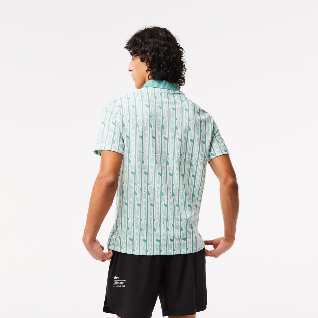 ラコステ LACOSTE ストリートテキスタイルテクニカルポロシャツ 