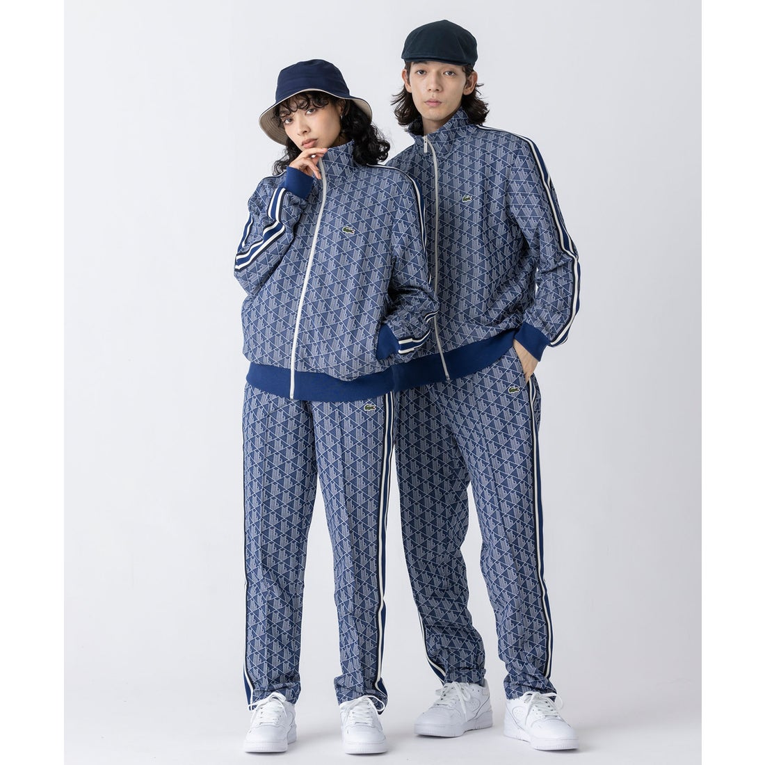 LACOSTE モノグラムジャカードトラックジャケット 【セットアップ対応