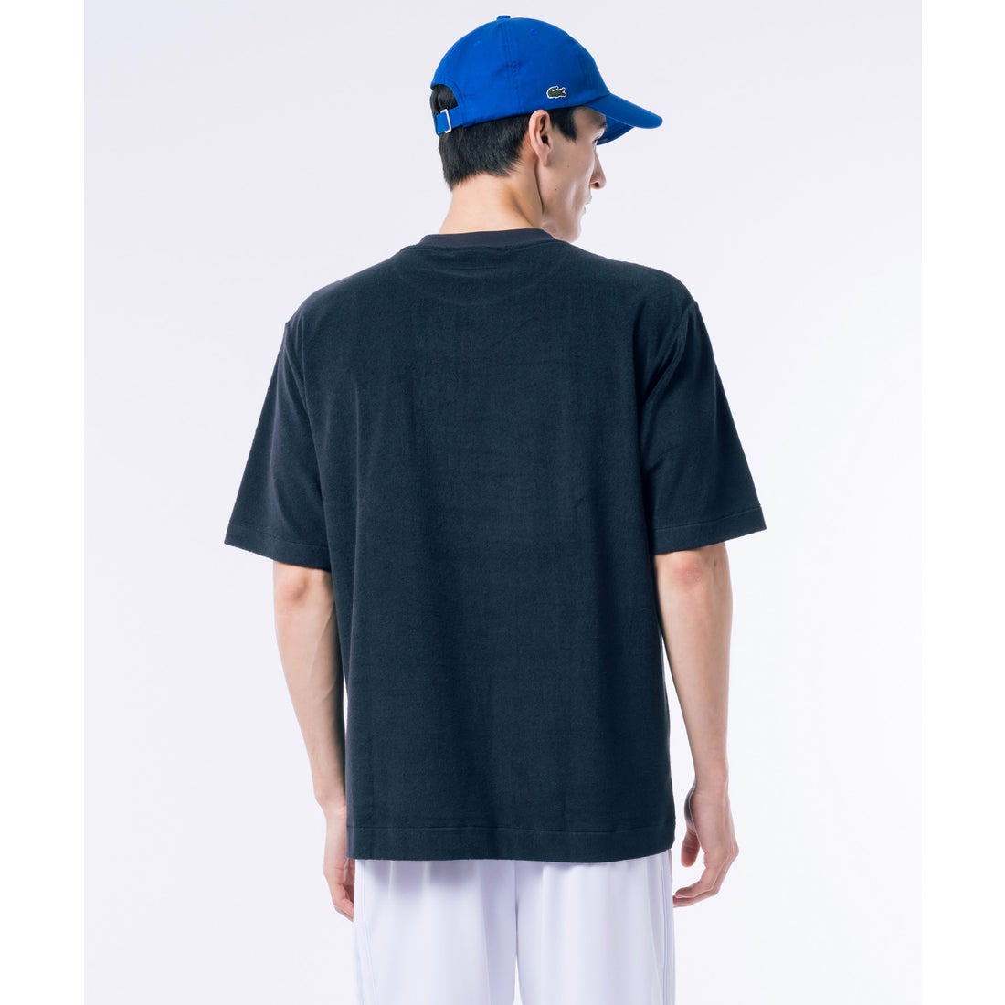 ラコステ LACOSTE ハイゲージパイル地Tシャツ （エメラルド 