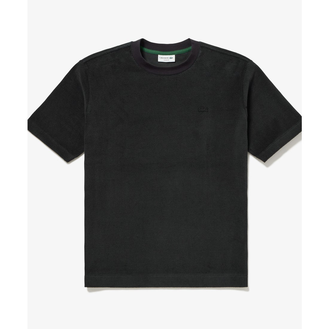 ラコステ LACOSTE ハイゲージパイル地Tシャツ （エメラルド 