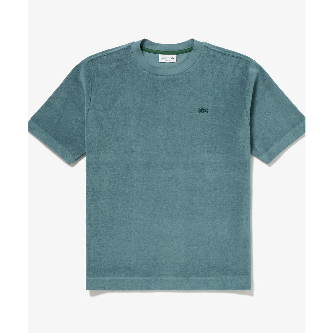 ラコステ LACOSTE ハイゲージパイル地Tシャツ （ホワイト 