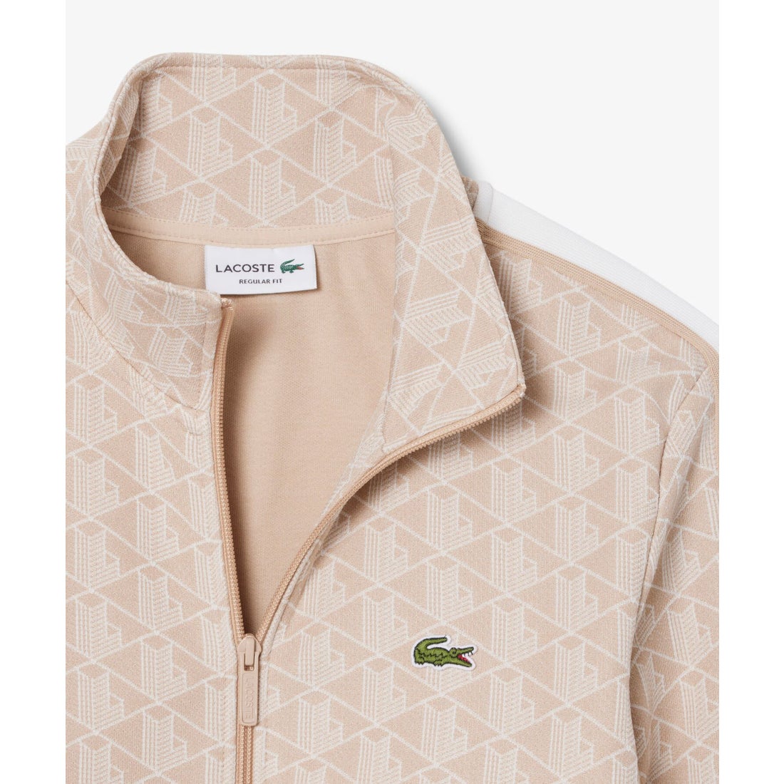 LACOSTE モノグラムジャカードトラックジャケット 【セットアップ対応