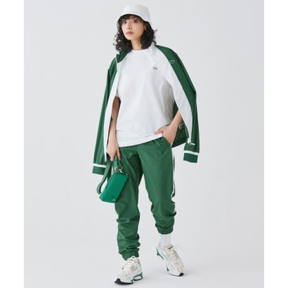 アウトラインクロッククルーネック半袖Tシャツ （ダークグリーン）｜詳細画像