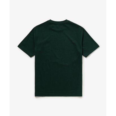 アウトラインクロッククルーネック半袖Tシャツ （ダークグリーン）｜詳細画像
