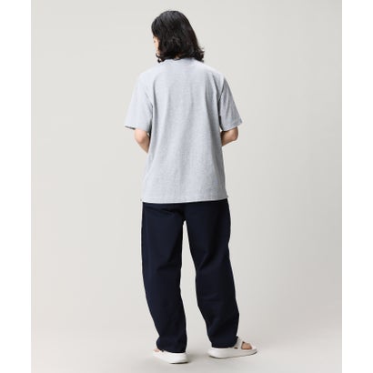 アウトラインクロッククルーネック半袖Tシャツ （ダークグリーン）｜詳細画像