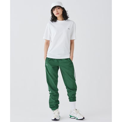 アウトラインクロッククルーネック半袖Tシャツ （ダークグリーン）｜詳細画像
