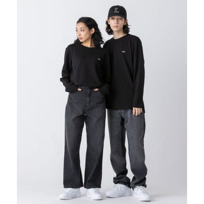 ラコステ LACOSTE クラシックフィット ビッグピケ ロングスリーブTシャツ （ライトブラウン）｜詳細画像