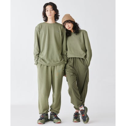 ラコステ LACOSTE クラシックフィット ビッグピケ ロングスリーブTシャツ （ライトブラウン）｜詳細画像