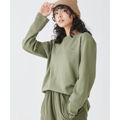 ラコステ LACOSTE クラシックフィット ビッグピケ ロングスリーブTシャツ （ライトブラウン）｜詳細画像