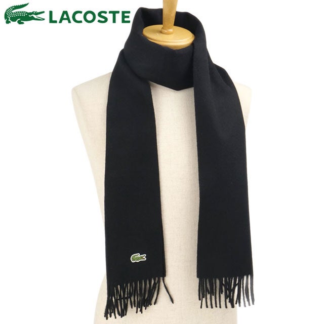 メリノウールスクールマフラー BLACK [RE052J-99-031] （BLACK）