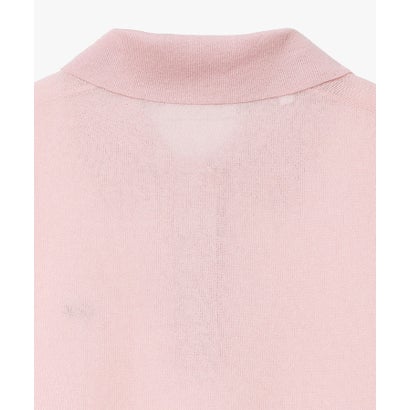 ラコステ LACOSTE シアーラメニットポロシャツ （ベージュ）｜詳細画像