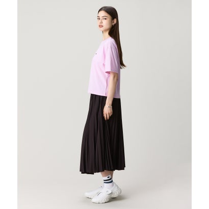 ラコステ LACOSTE クロップド丈 ピグメントダイTシャツ （アイボリー）｜詳細画像