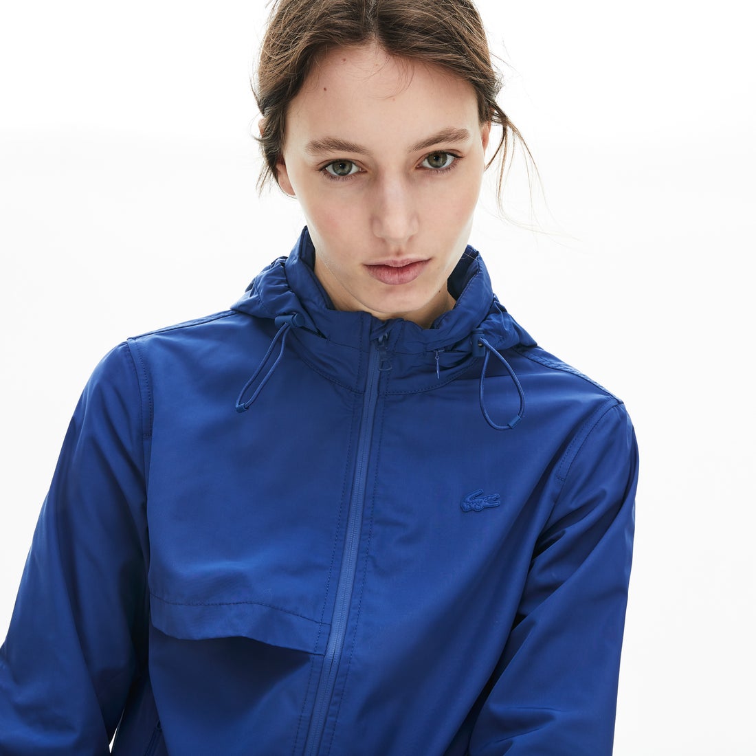 ラコステ LACOSTE 防風×耐水性ウィンドブレーカー （ネイビー） -靴 