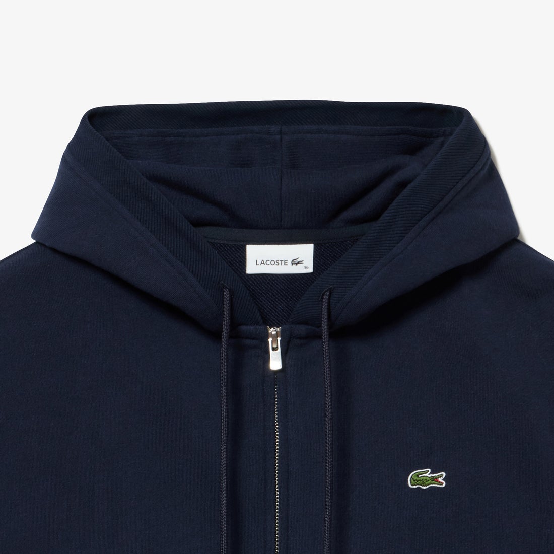 ラコステ LACOSTE プレミアムスウェットサイドスリットジップパーカ 