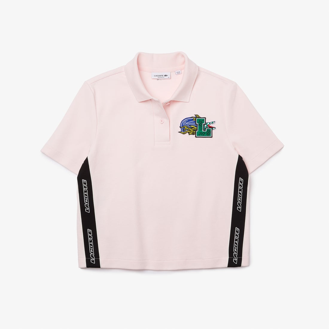 ラコステ LACOSTE シーズナルワッペンクロップドポロシャツ （ベビー 