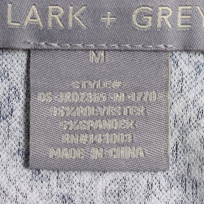 ラークグレー LARK + GRAY カシュクール プリーツスカート ウエストタイ （ブルー）｜詳細画像