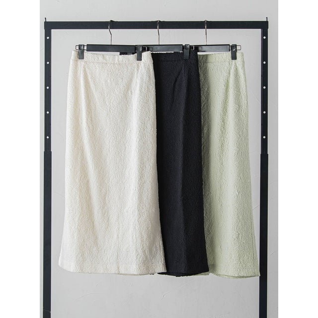 
                    ランダムジャガードナロースカート≪洗濯機で洗える≫ （オフホワイト）