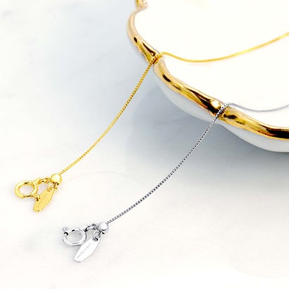 ララクリスティー LARA Christie ブレスレット レディース ブランド ペタル チェーン  ゴールド K18 18金 幅1.2mm （イエローゴールド）｜詳細画像