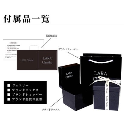 ララクリスティー LARA Christie ピアス レディース プラチナ 地金 バー デザイン K18 イエローゴールド （K18イエローゴールド）｜詳細画像