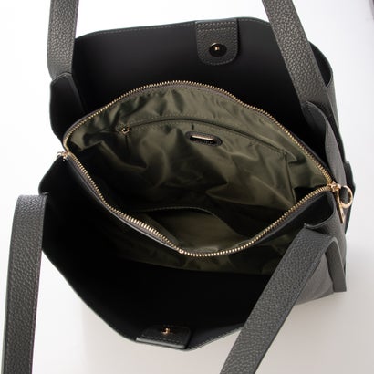 ソフトシュリンク2WAYハンドバッグ large （グレージュ）｜詳細画像