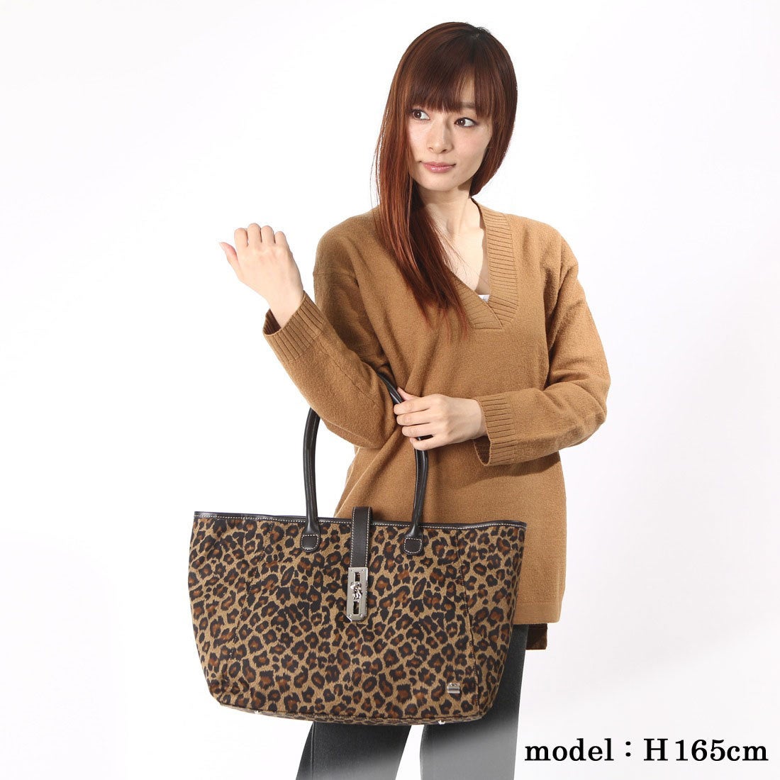 ラ バガジェリー LA BAGAGERIE おむすびトートMサイズ （LEOPARD 