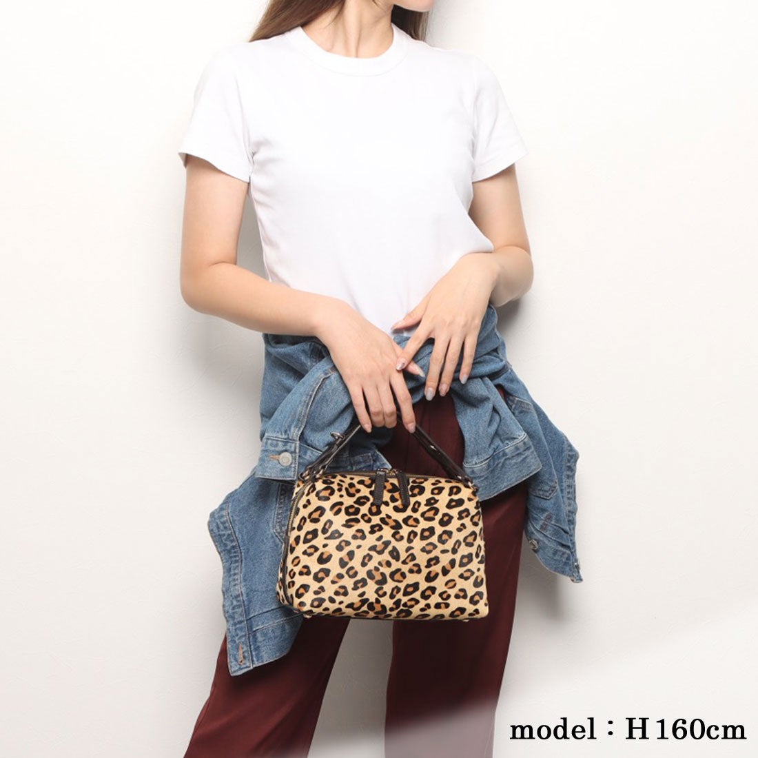 ラ バガジェリー LA BAGAGERIE カウヘアーミニバッグ （ゼブラ 