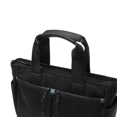 ランバン オン ブルー LANVIN en Bleu トートバッグ メンズ トート 小さめ ブランド 大人 上品 ショルダーバッグ 手持ち 斜め掛け 肩掛け ファスナー 軽量 横型 2WAY B5 撥水 フレーズ ドライビングトート 527501 （コン）｜詳細画像