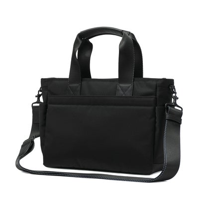 ランバン オン ブルー LANVIN en Bleu トートバッグ メンズ トート 小さめ ブランド 大人 上品 ショルダーバッグ 手持ち 斜め掛け 肩掛け ファスナー 軽量 横型 2WAY B5 撥水 フレーズ ドライビングトート 527501 （ベージュ）｜詳細画像