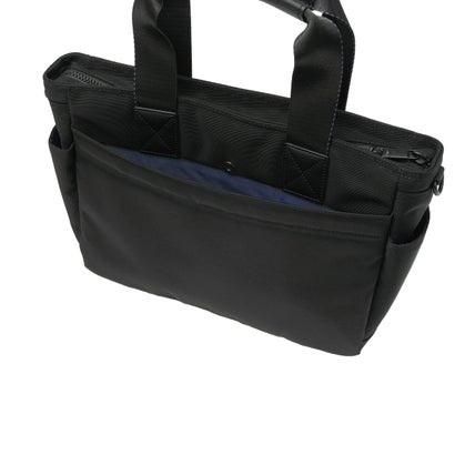 ランバン オン ブルー LANVIN en Bleu トートバッグ メンズ トート 小さめ ブランド 大人 上品 ショルダーバッグ 手持ち 斜め掛け 肩掛け ファスナー 軽量 横型 2WAY B5 撥水 フレーズ ドライビングトート 527501 （ベージュ）｜詳細画像
