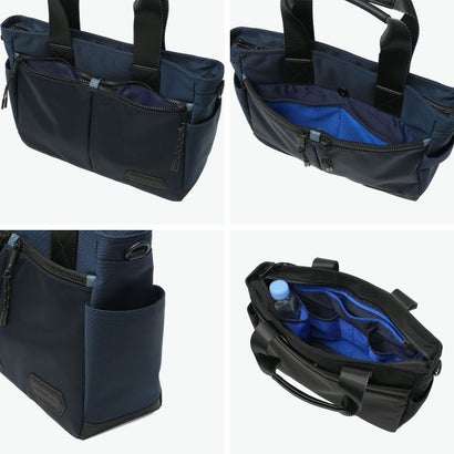ランバン オン ブルー LANVIN en Bleu トートバッグ メンズ トート 小さめ ブランド 大人 上品 ショルダーバッグ 手持ち 斜め掛け 肩掛け ファスナー 軽量 横型 2WAY B5 撥水 フレーズ ドライビングトート 527501 （ベージュ）｜詳細画像