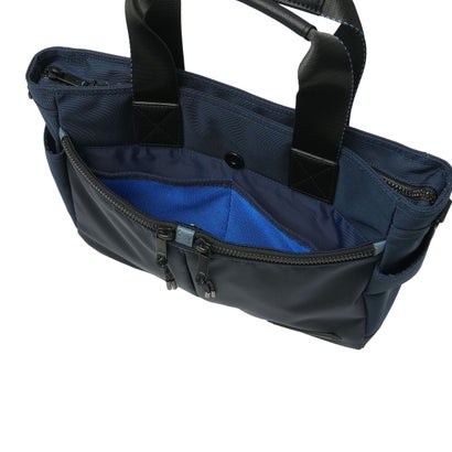 ランバン オン ブルー LANVIN en Bleu トートバッグ メンズ トート 小さめ ブランド 大人 上品 ショルダーバッグ 手持ち 斜め掛け 肩掛け ファスナー 軽量 横型 2WAY B5 撥水 フレーズ ドライビングトート 527501 （クロ）｜詳細画像