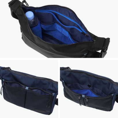 ランバン オン ブルー LANVIN en Bleu ショルダーバッグ メンズ 斜めがけバッグ 小さめ ブランド 大人 上品 ショルダー バッグ 横型 斜め掛け 肩掛け ファスナー 軽量 B5 撥水 フレーズ ショルダー小 527102 （コン）｜詳細画像