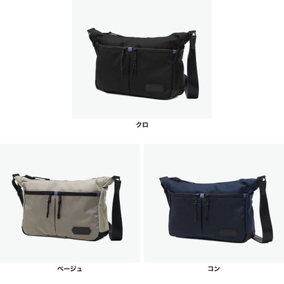 ランバン オン ブルー LANVIN en Bleu ショルダーバッグ メンズ 斜めがけバッグ 小さめ ブランド 大人 上品 ショルダー バッグ 横型 斜め掛け 肩掛け ファスナー 軽量 B5 撥水 フレーズ ショルダー小 527102 （ベージュ）｜詳細画像