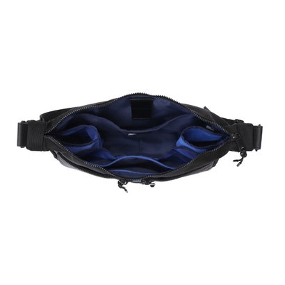 ランバン オン ブルー LANVIN en Bleu ショルダーバッグ メンズ 斜めがけバッグ 小さめ ブランド 大人 上品 ショルダー バッグ 横型 斜め掛け 肩掛け ファスナー 軽量 B5 撥水 フレーズ ショルダー小 527102 （クロ）｜詳細画像