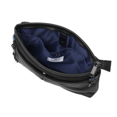 ランバン オン ブルー LANVIN en Bleu ショルダーバッグ メンズ 斜めがけバッグ 小さめ ブランド 大人 上品 ミニショルダー バッグ 横型 斜め掛け 肩掛け ファスナー 軽量 A5 撥水 フレーズ サコッシュ 527101 （ベージュ）｜詳細画像