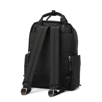 ランバン オン ブルー LANVIN en Bleu リュック レディース 軽量 ビジネス バッグ 小さめ A4 おしゃれ PC 2WAY ハンドル ポーチ付き きれいめ かわいい 大人 通勤 通学 大学生 リュックサック ルプリエ 485110 （ベージュ）｜詳細画像