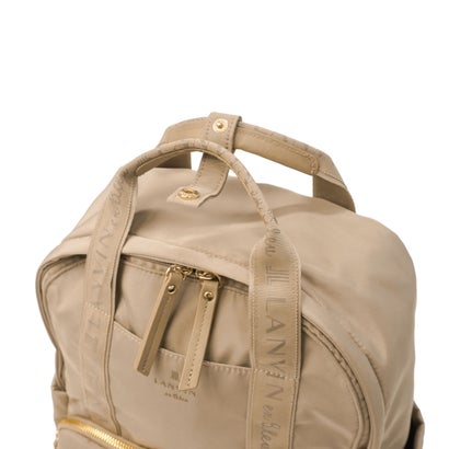 ランバン オン ブルー LANVIN en Bleu リュック レディース 軽量 ビジネス バッグ 小さめ A4 おしゃれ PC 2WAY ハンドル ポーチ付き きれいめ かわいい 大人 通勤 通学 大学生 リュックサック ルプリエ 485110 （ベージュ）｜詳細画像