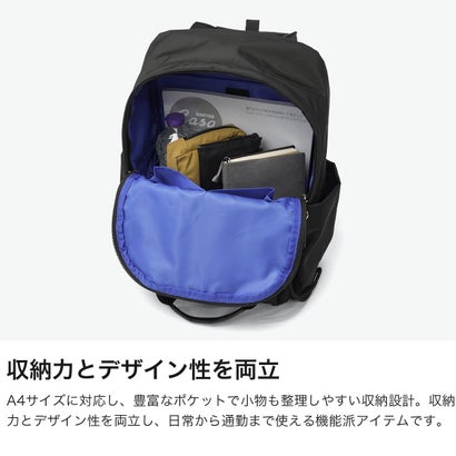 ランバン オン ブルー LANVIN en Bleu リュック レディース 軽量 ビジネス バッグ 小さめ A4 おしゃれ PC 2WAY ハンドル ポーチ付き きれいめ かわいい 大人 通勤 通学 大学生 リュックサック ルプリエ 485110 （ベージュ）｜詳細画像