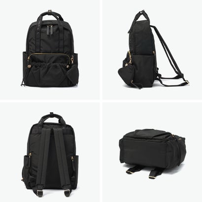 ランバン オン ブルー LANVIN en Bleu リュック レディース 軽量 ビジネス バッグ 小さめ A4 おしゃれ PC 2WAY ハンドル ポーチ付き きれいめ かわいい 大人 通勤 通学 大学生 リュックサック ルプリエ 485110 （ベージュ）｜詳細画像