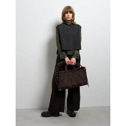 ランバン オン ブルー LANVIN en Bleu 2wayドロストトートバッグ （ブラウン）｜詳細画像