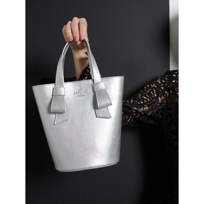 ランバン オン ブルー LANVIN en Bleu アンス バケツトート （シルバー）｜詳細画像