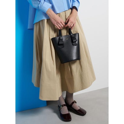 ランバン オン ブルー LANVIN en Bleu アンス バケツトート （シルバー）｜詳細画像