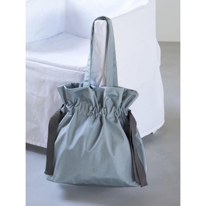 ランバン オン ブルー LANVIN en Bleu グログランギャザートートバッグ （ブルー系）｜詳細画像