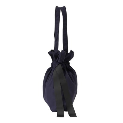 ランバン オン ブルー LANVIN en Bleu グログランギャザートートバッグ （ブラウン）｜詳細画像