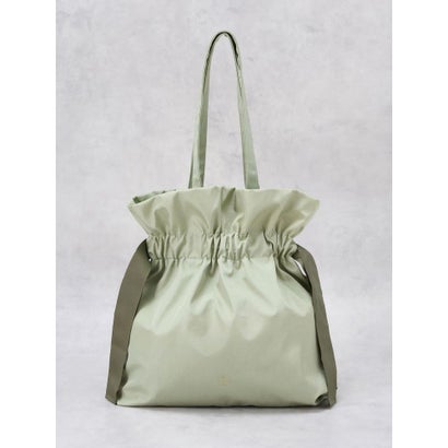 ランバン オン ブルー LANVIN en Bleu グログランギャザートートバッグ （ライトグリーン）｜詳細画像