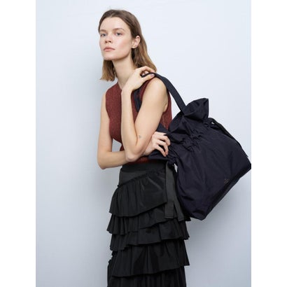 ランバン オン ブルー LANVIN en Bleu グログランギャザートートバッグ （ライトグリーン）｜詳細画像